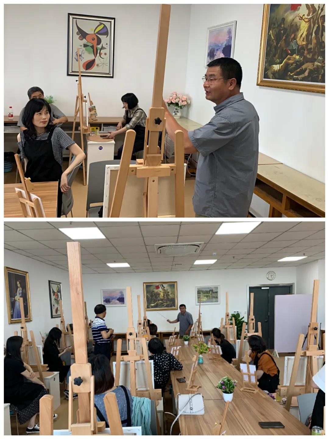 崇川区区级机关文化公益课堂——油画体验
